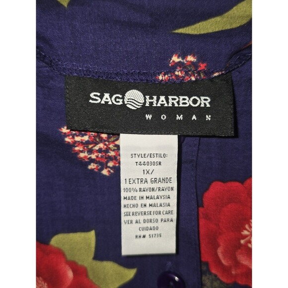 SAG HARBOUR COLORFUL LONG  SKIRT WOMENS  XL - Picture 3 of 4